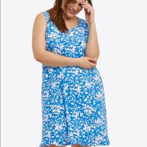 Draper James Ruffle Nightgown NWT Size L/XL